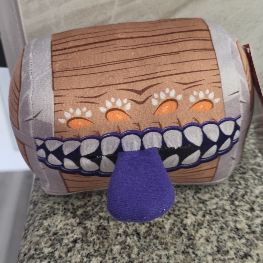 NWT Toy Factory Wizards Dungeons & Dragons Mimic Monster Chest Plush 4" 2024